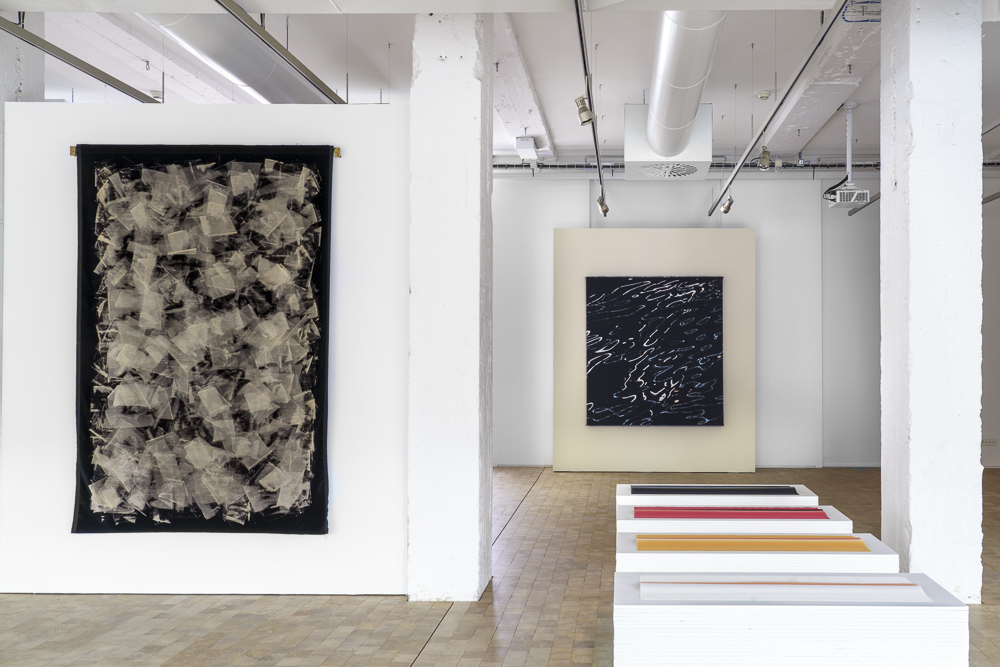 Installation view, In a Slow Manner. Vibeke Rohland, Grethe Sørensen, Margrethe Odgaard. Photo : F. Kleinefenn