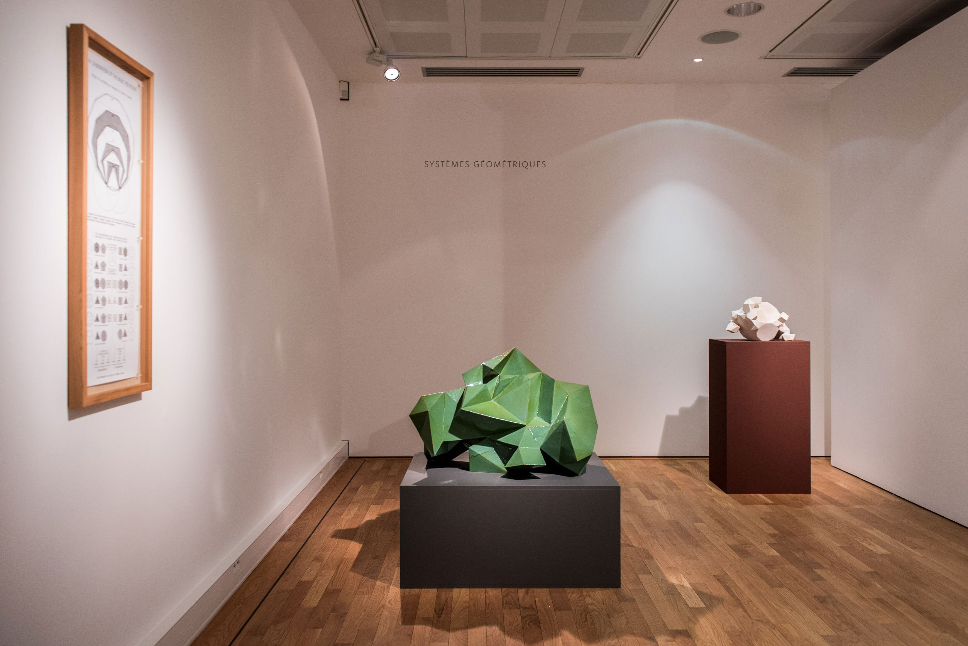 Vue d'exposition, Maison du Danemark, 2018.